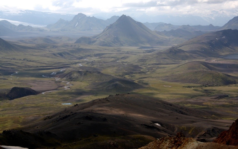 Una splendida vista di Hrafntinnusker.