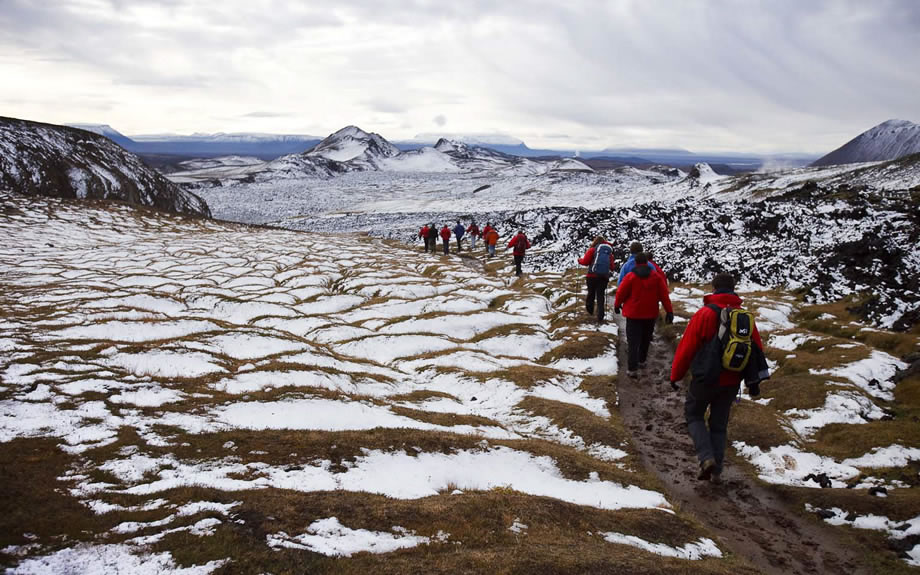 trekking in inverno