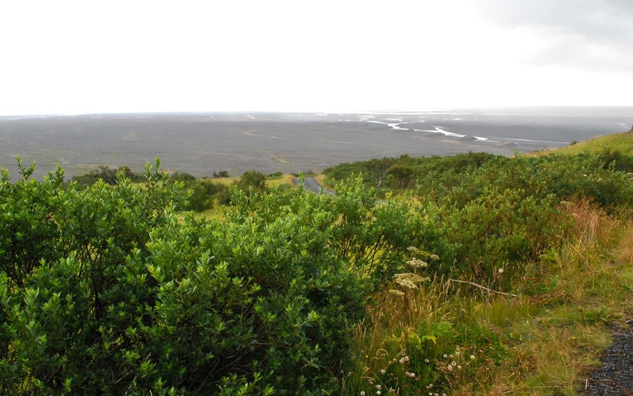 veduta del parco di Skaftafell